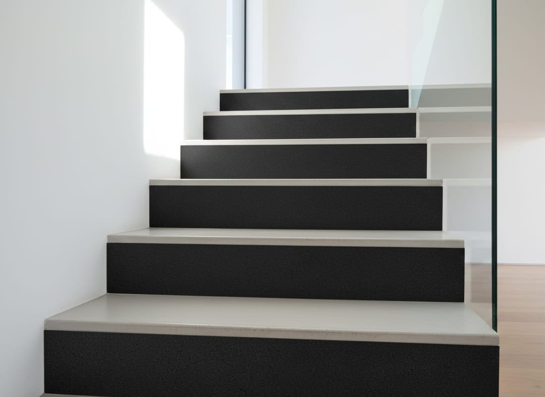 GRP Anti-Slip Stair Riser Plates UK - Professional Heavy-Duty Step Protection