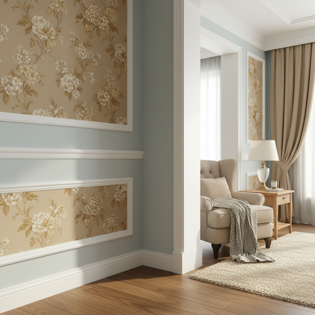 Decorative Moulding 2.4m Length, 18mm x 51mm White Finish