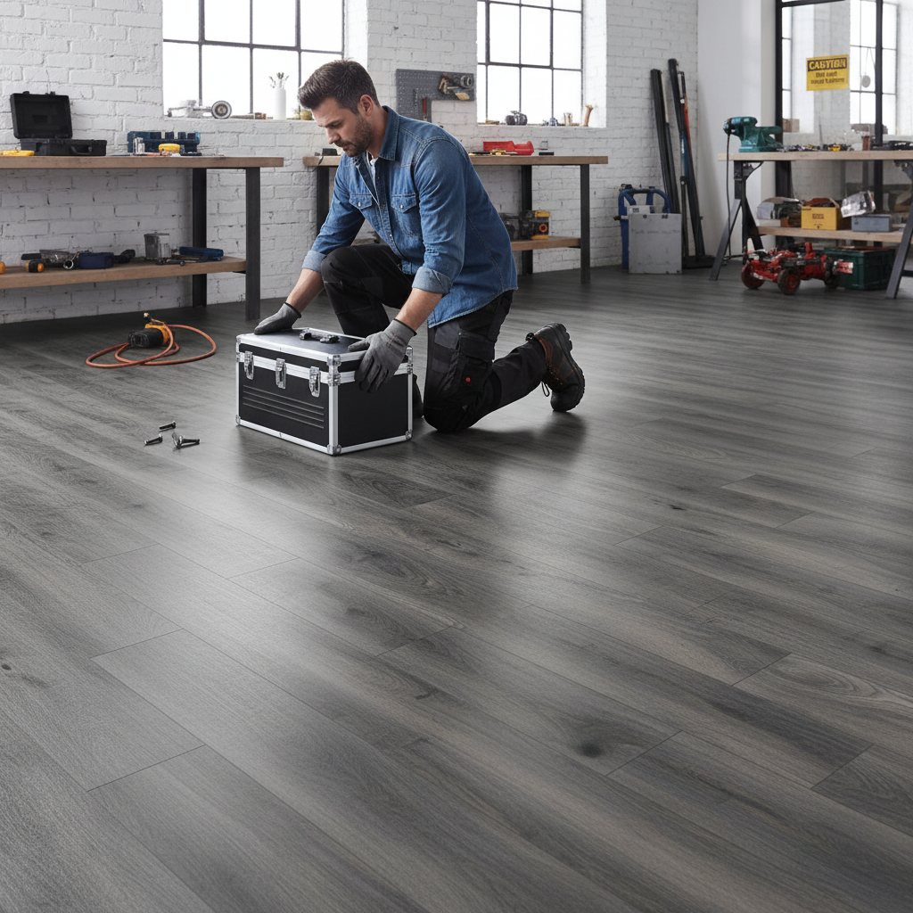 8mm Laminate Flooring with Water-Resistant Surface