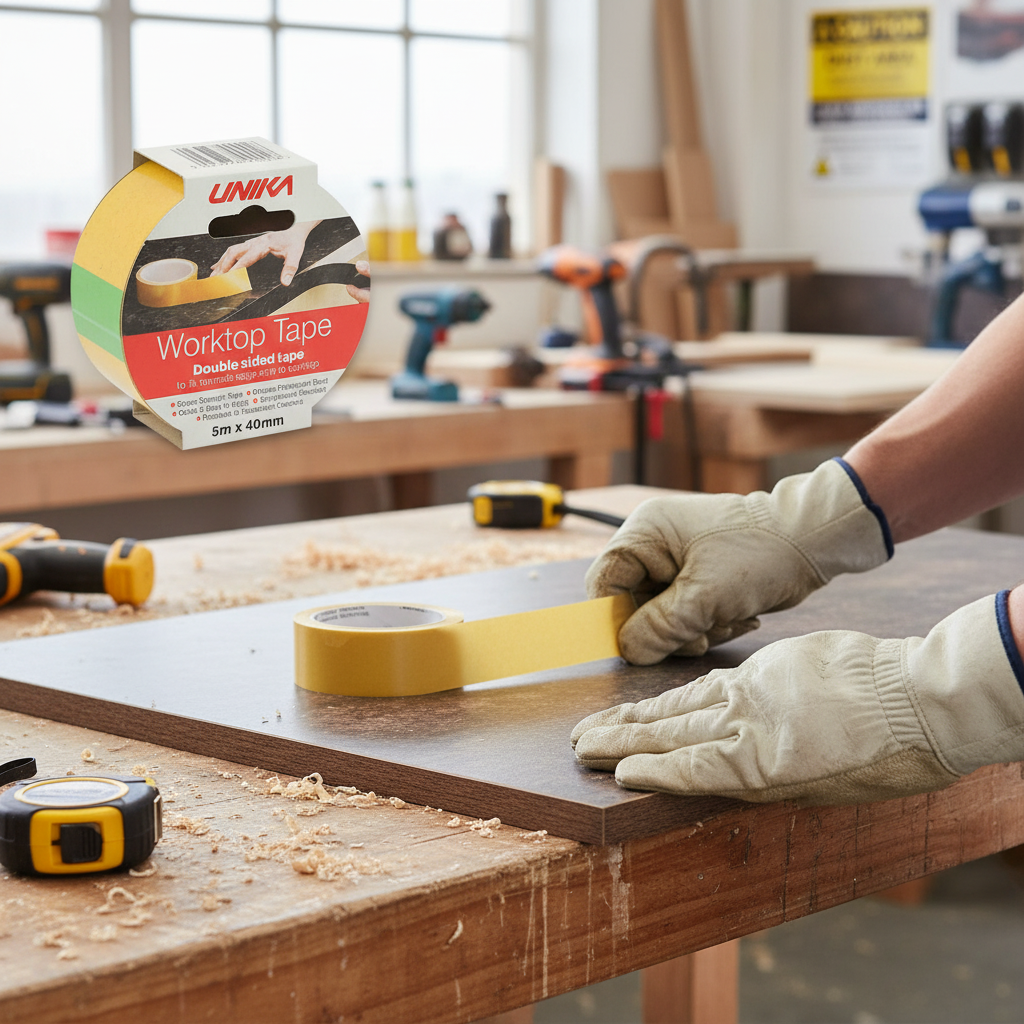 Double-Sided Worktop Edge Tape 5m - Durable, Easy to Use