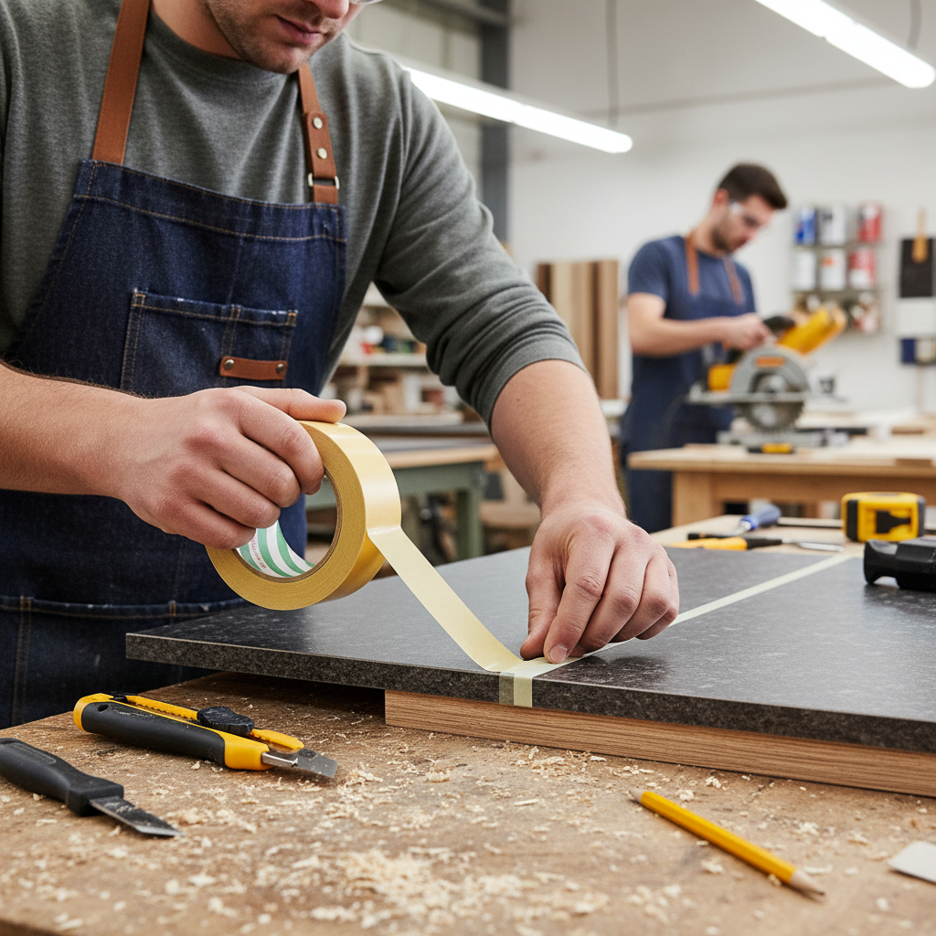 Double-Sided Worktop Edge Tape 5m - Durable, Easy to Use