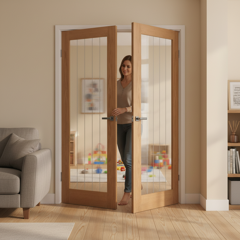 Internal Oak Fully Finished Pair Door