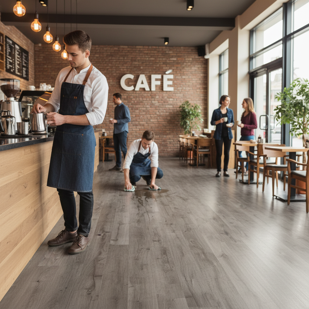 8mm High Gloss Laminate Flooring with Aqua Protect
