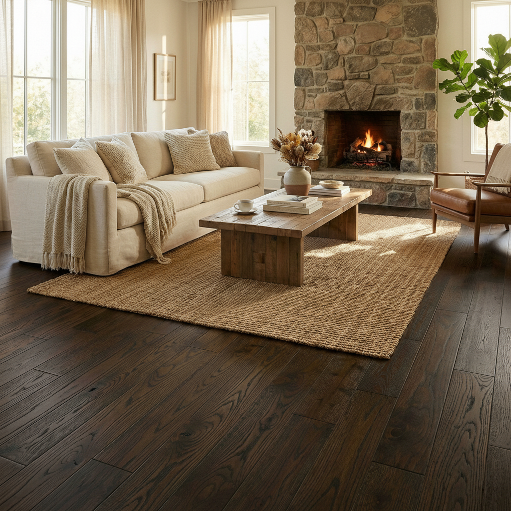 18mm UV Lacquered Solid Real Wood Flooring