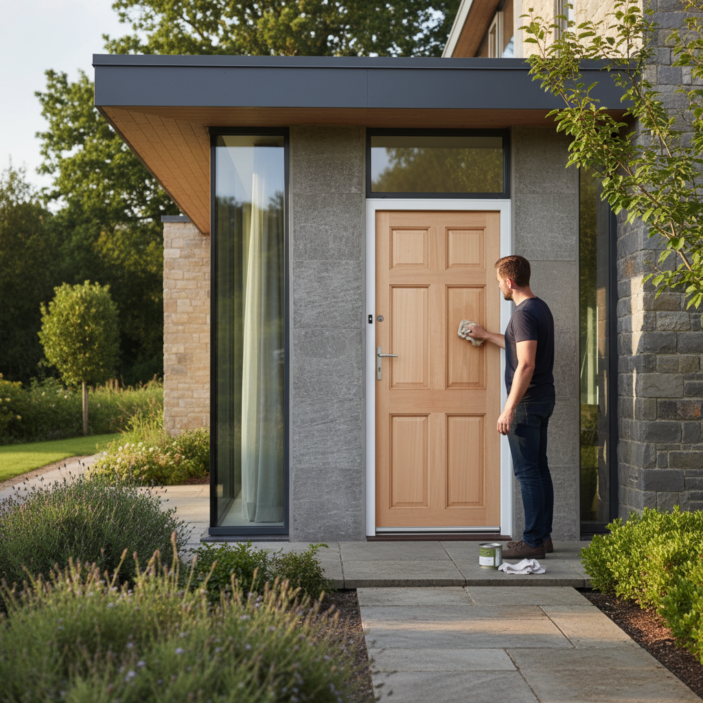 Hardwood Unfinished External 6 Panel Door