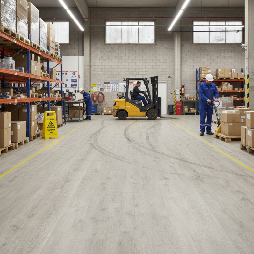 Premium Lifestyle SPC 5mm Rigid Core Vinyl Flooring with Waterproof Surface and Built-in Underlay for Moisture Protection