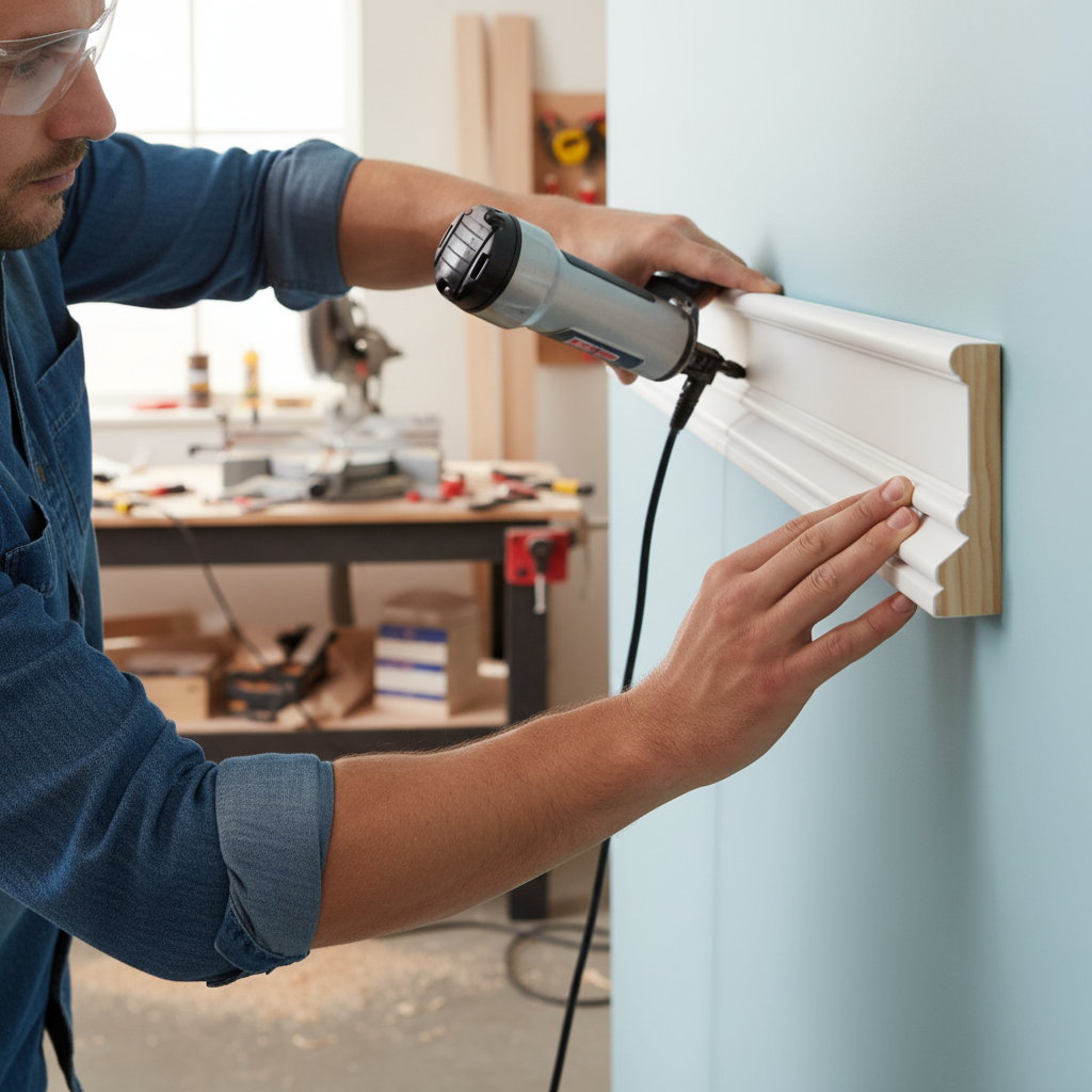 White Painted Decorative Moulding 2.4m Length, 27mm Thick...