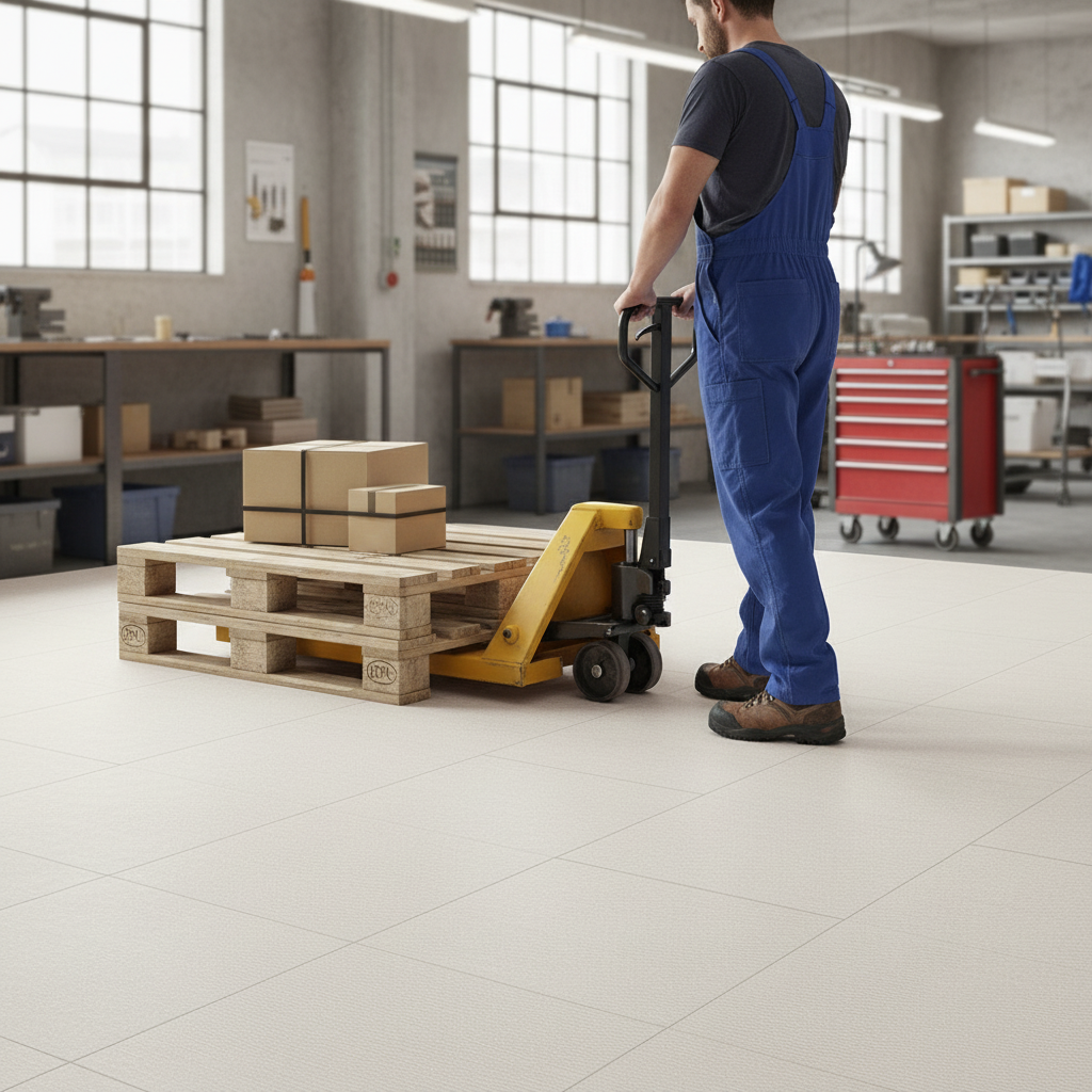 8mm Water-Resistant Tile Laminate Flooring