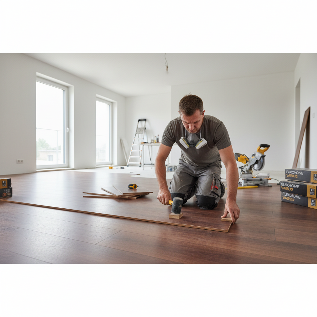 Eurohome Vario+ 12mm Laminate Flooring with Bevelled Edges