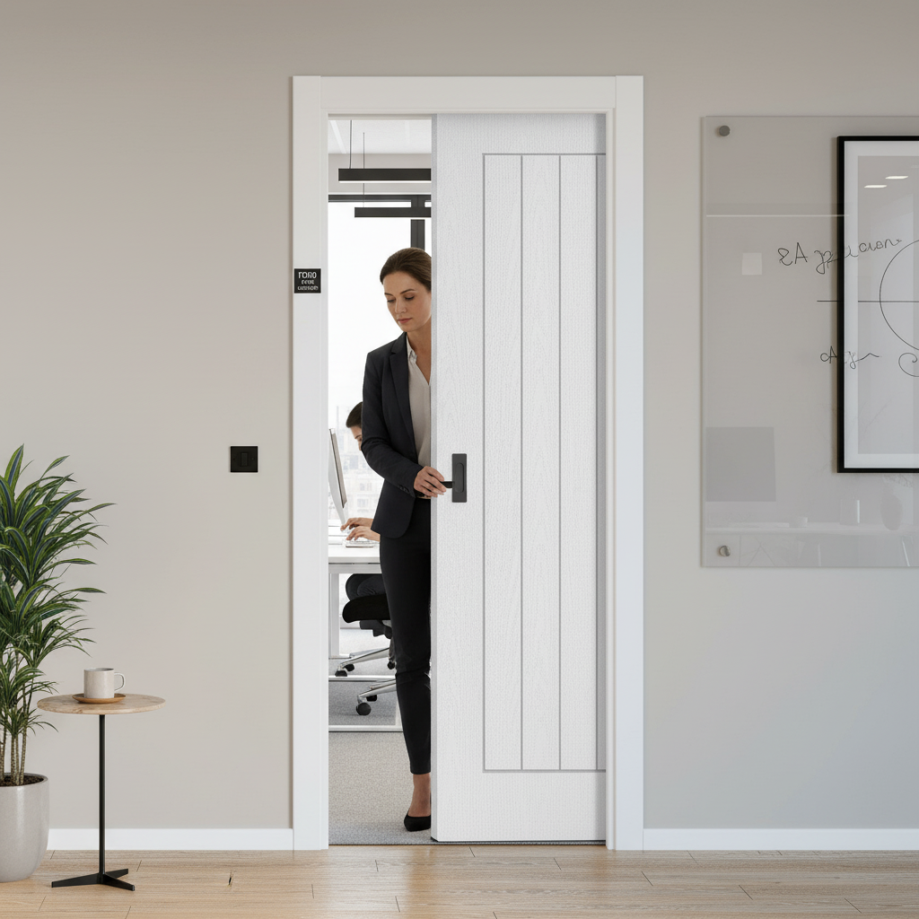 Fire Resistant Pocket Door Set