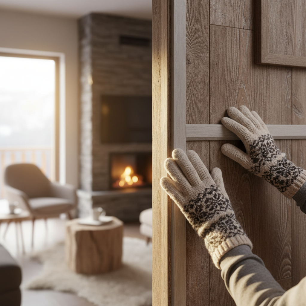 Mountain Hut Pine Finishing Trim for 3D Laminate Wall Pan...