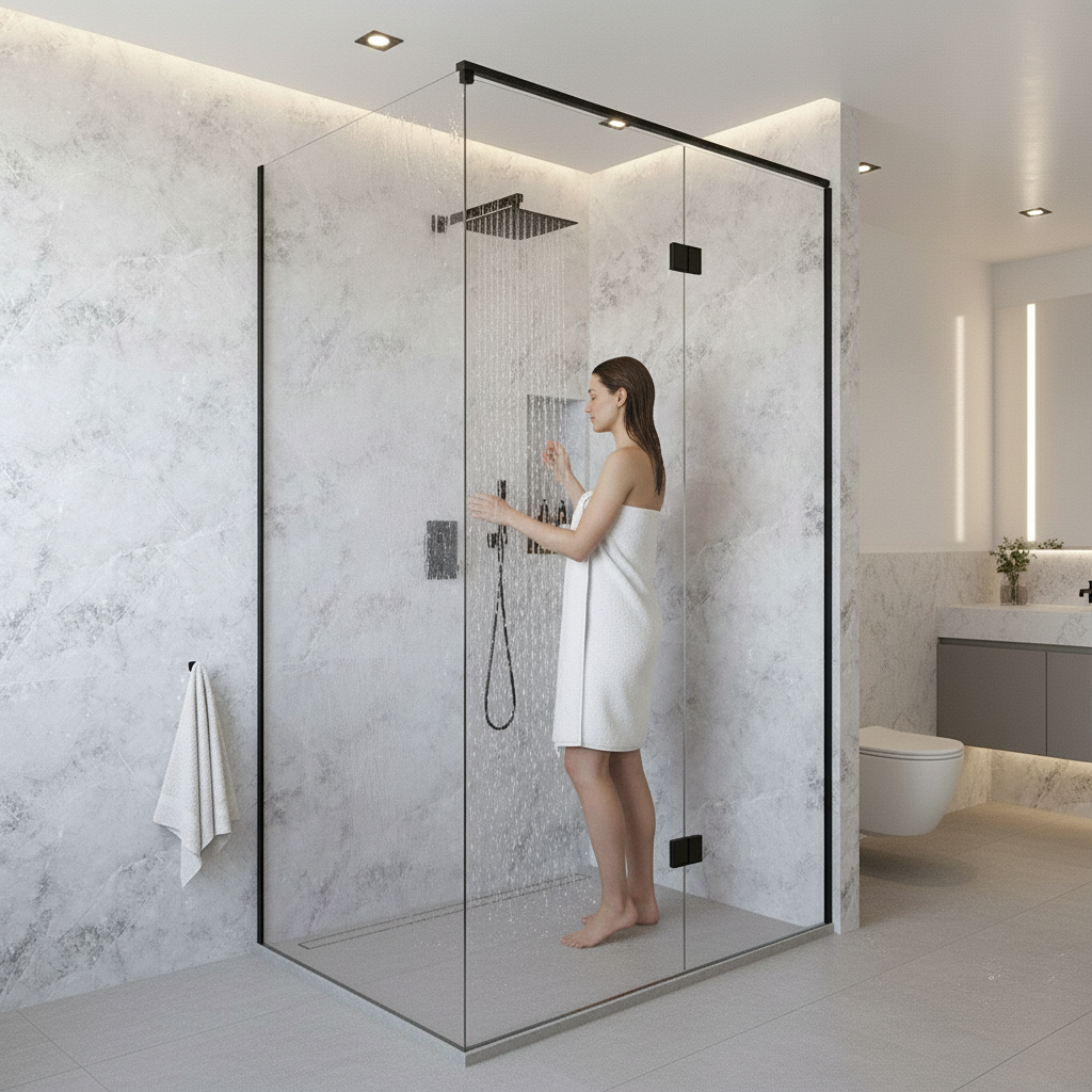 Waterproof Wall Panelling 2420mm x 1200mm - Durable Stone...
