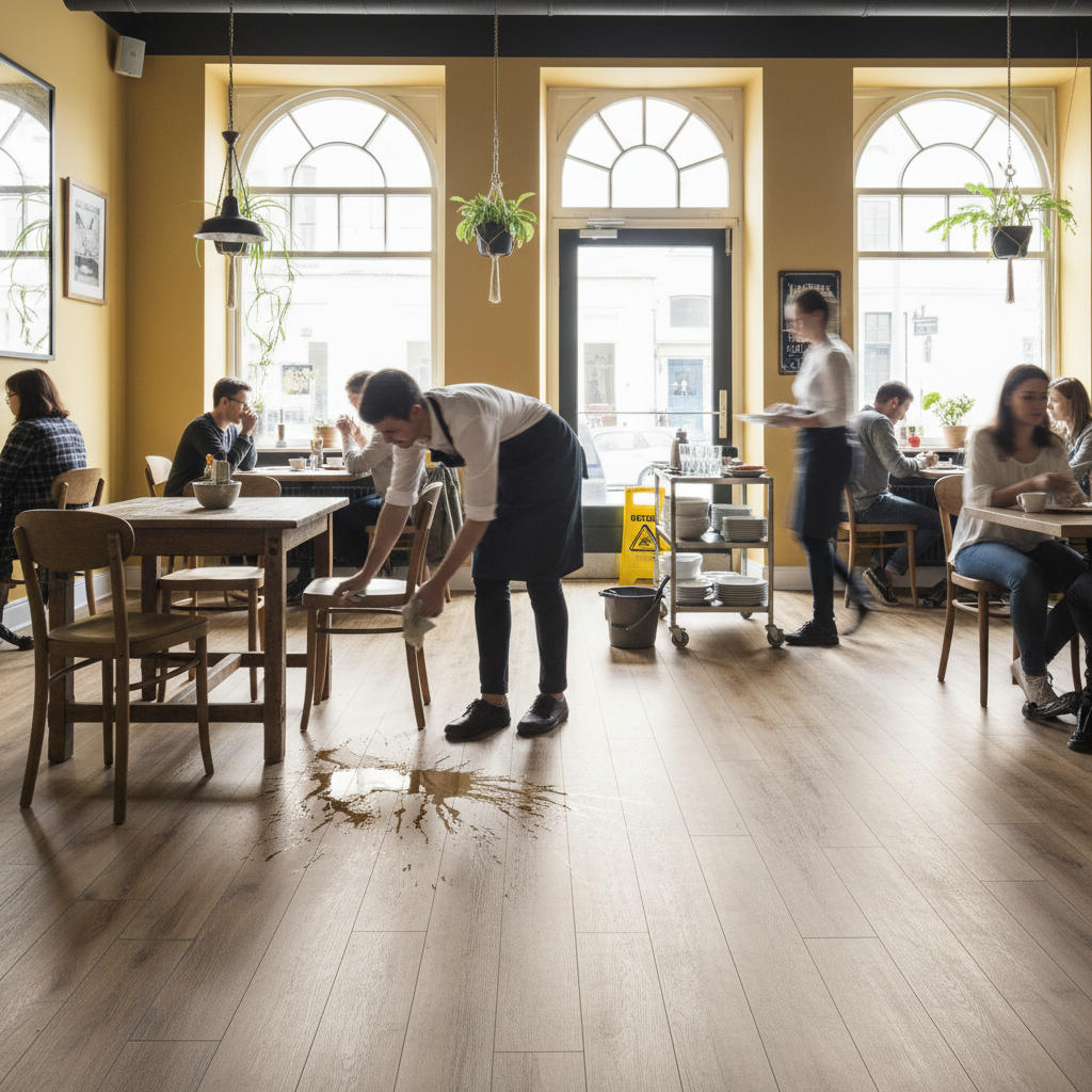 8mm Embossed Laminate Flooring with Water-Resistant Surface