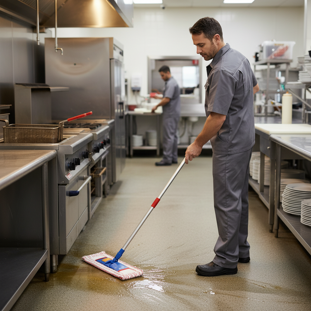 Premium Dual Purpose Mop with Machine Washable Cloth and Sponge for Safe Floor Cleaning