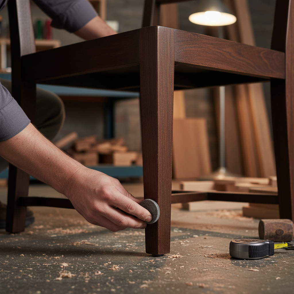 Premium Floor Protectors for Laminate and Solid Wood Flooring - Durable Furniture Protectors to Prevent Damage and Reduce Noise