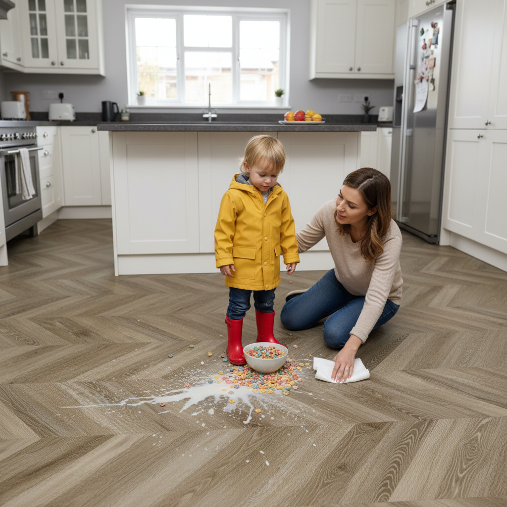 Premium Water-Resistant 8mm Matt Laminate Flooring with Ultra Matt Finish and Click System for Modern Homes