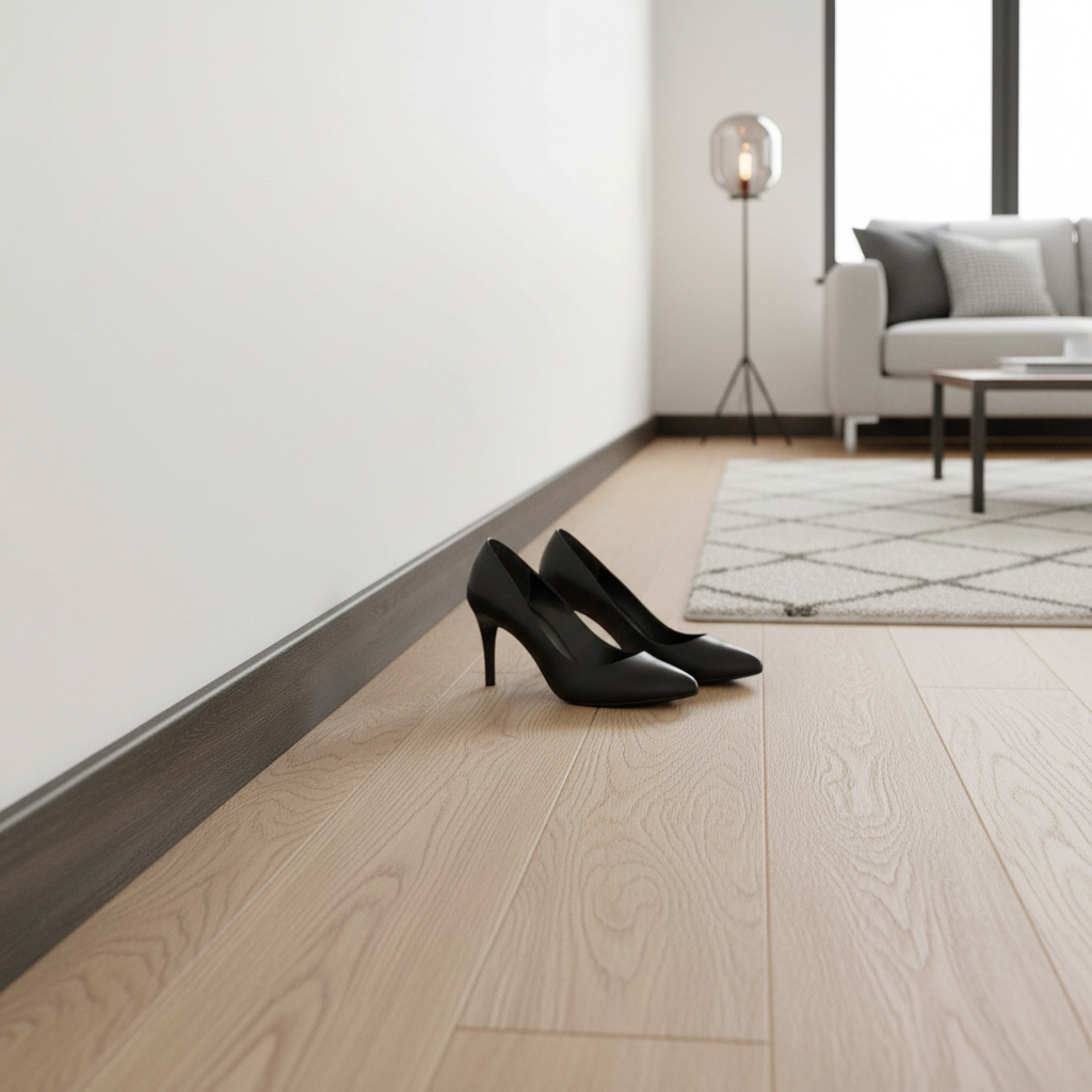 Premium High Gloss Skirting Board 2.4m - Luxurious MDF Core with Contemporary Finish