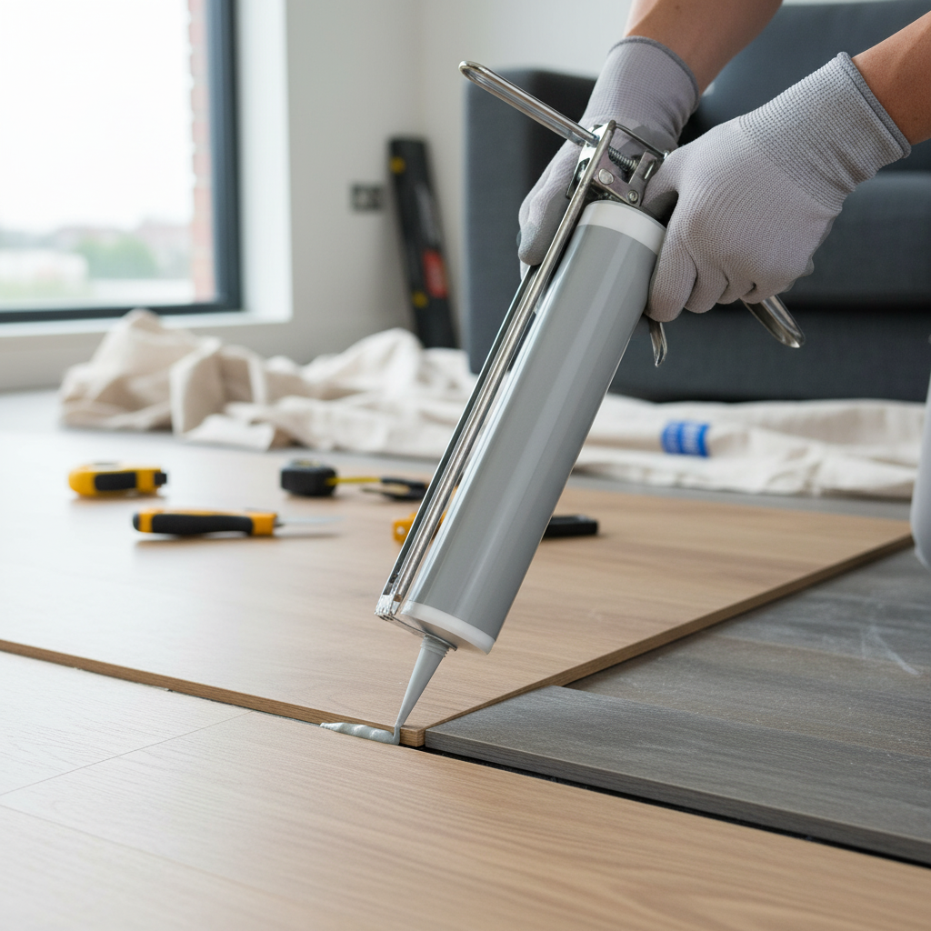310ml Grey Dust Laminate & Timber Flooring Sealant - Wate...