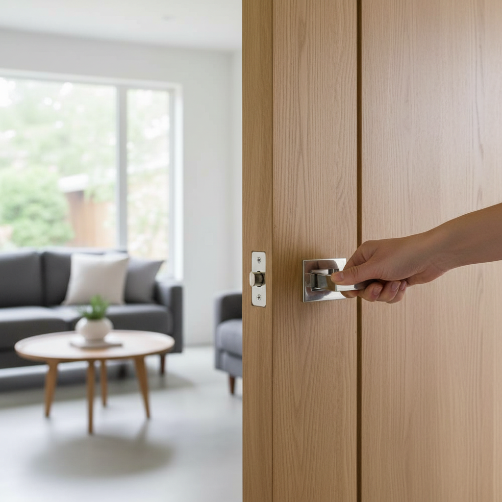Rectangular Flush Pull Handle - Polished Stainless Steel