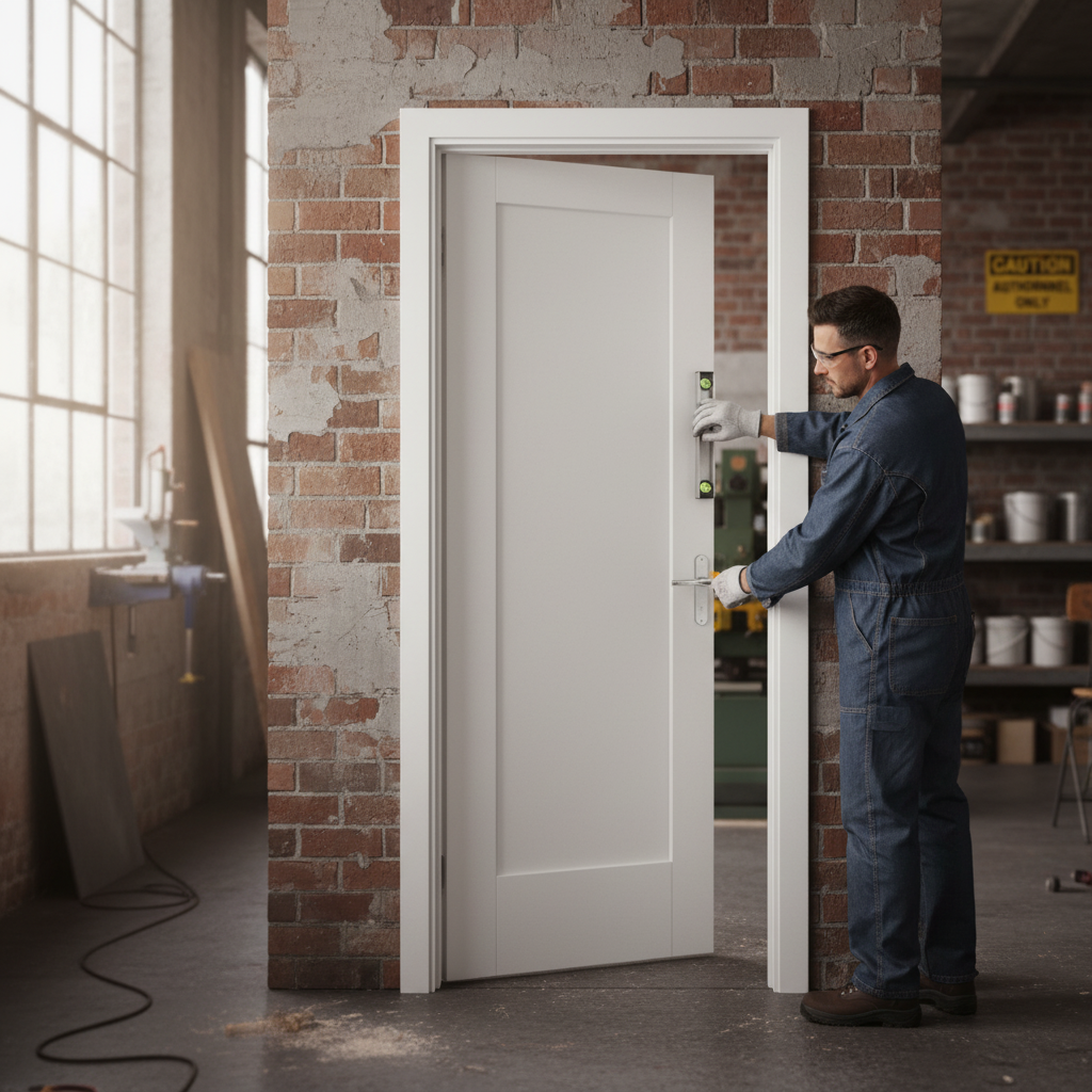 Internal Primed Pattern 10 FD30 Fire Door