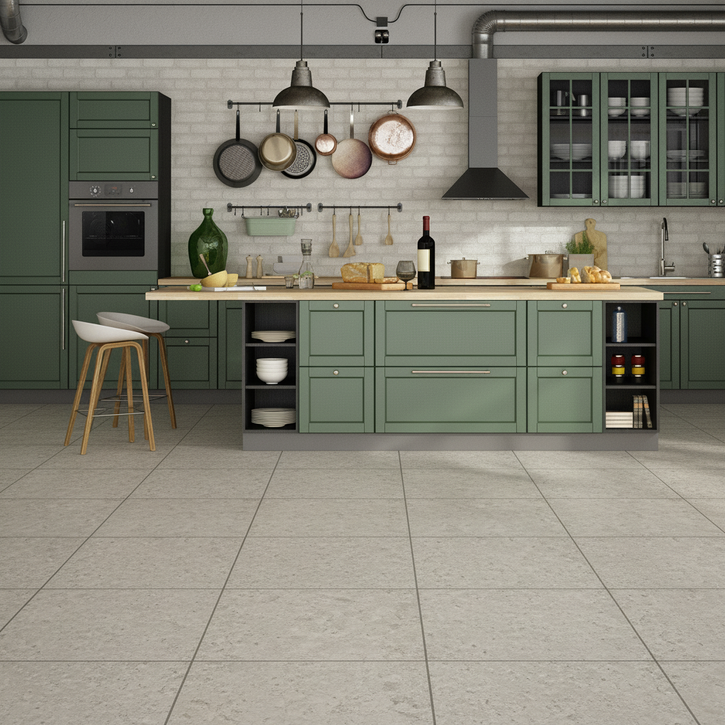 Premium Self-Adhesive Vinyl Tile Flooring 1.5mm Thick with Waterproof Surface for Easy Installation and Comfort Underfoot