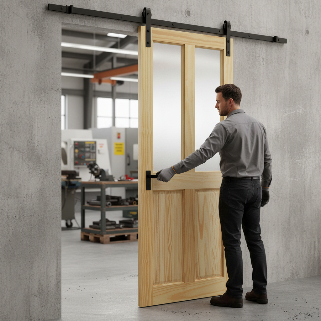 Clear Pine Internal Unfinished Sliding Door Set