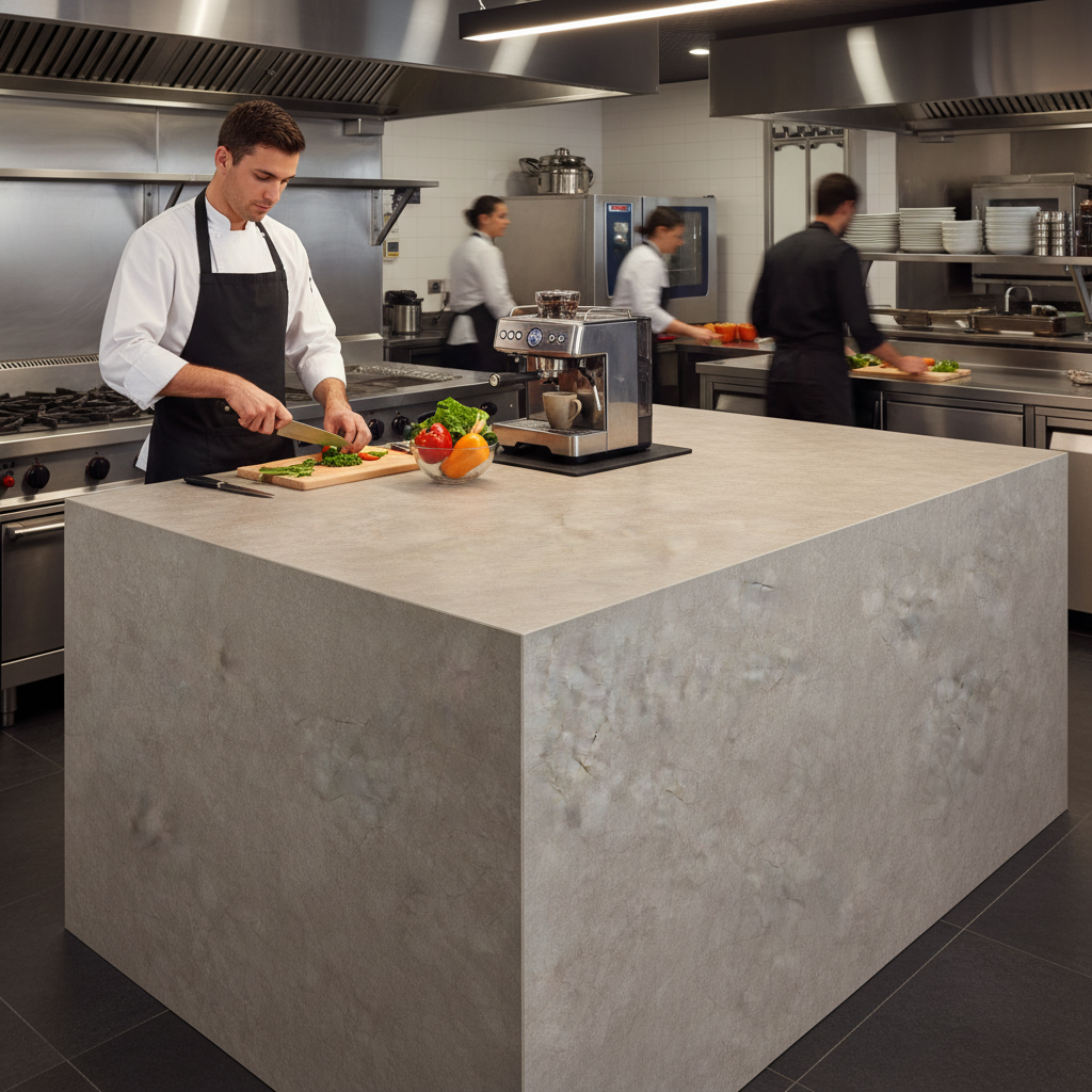 Square Edge Laminate Worktop 3000mm x 600mm x 38mm - Durable