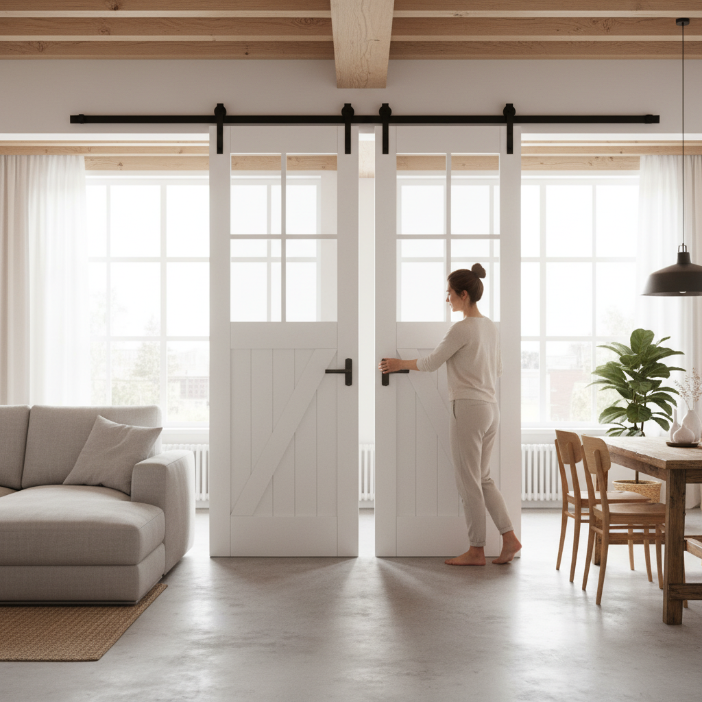 Internal Barn Style Room Divider Set