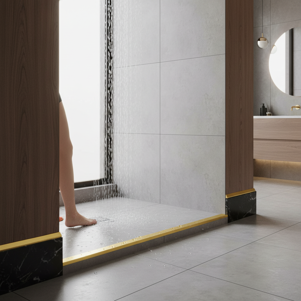 Water-Resistant Square Edge Moulding 2.4mm Thick for Room...