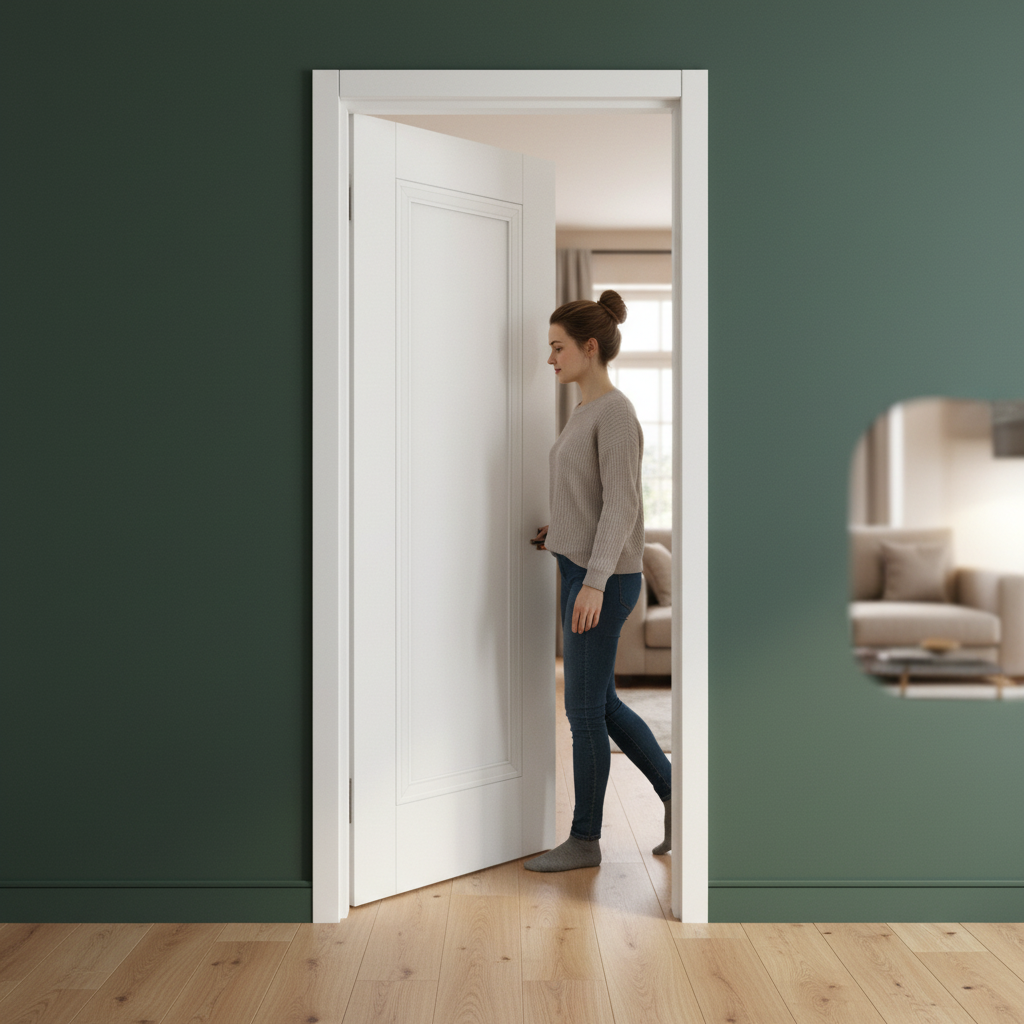 Premium Bespoke Made-to-Measure Internal Door with 1 Panel and Solid Engineered Core for Custom Installations
