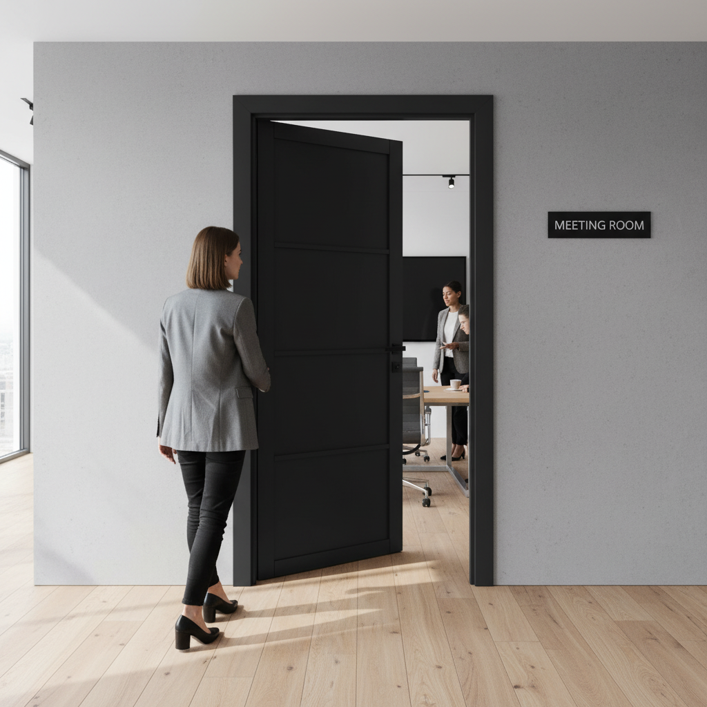 Internal Primed Industrial 2.0 Lifestyle 4 Panel Door