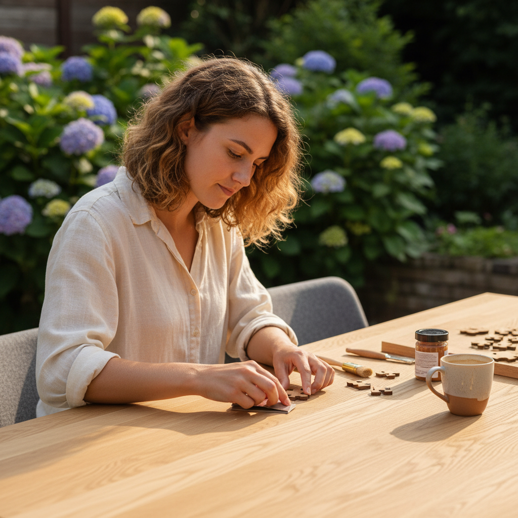 27mm Solid Finger-Jointed European Oak Furniture Board