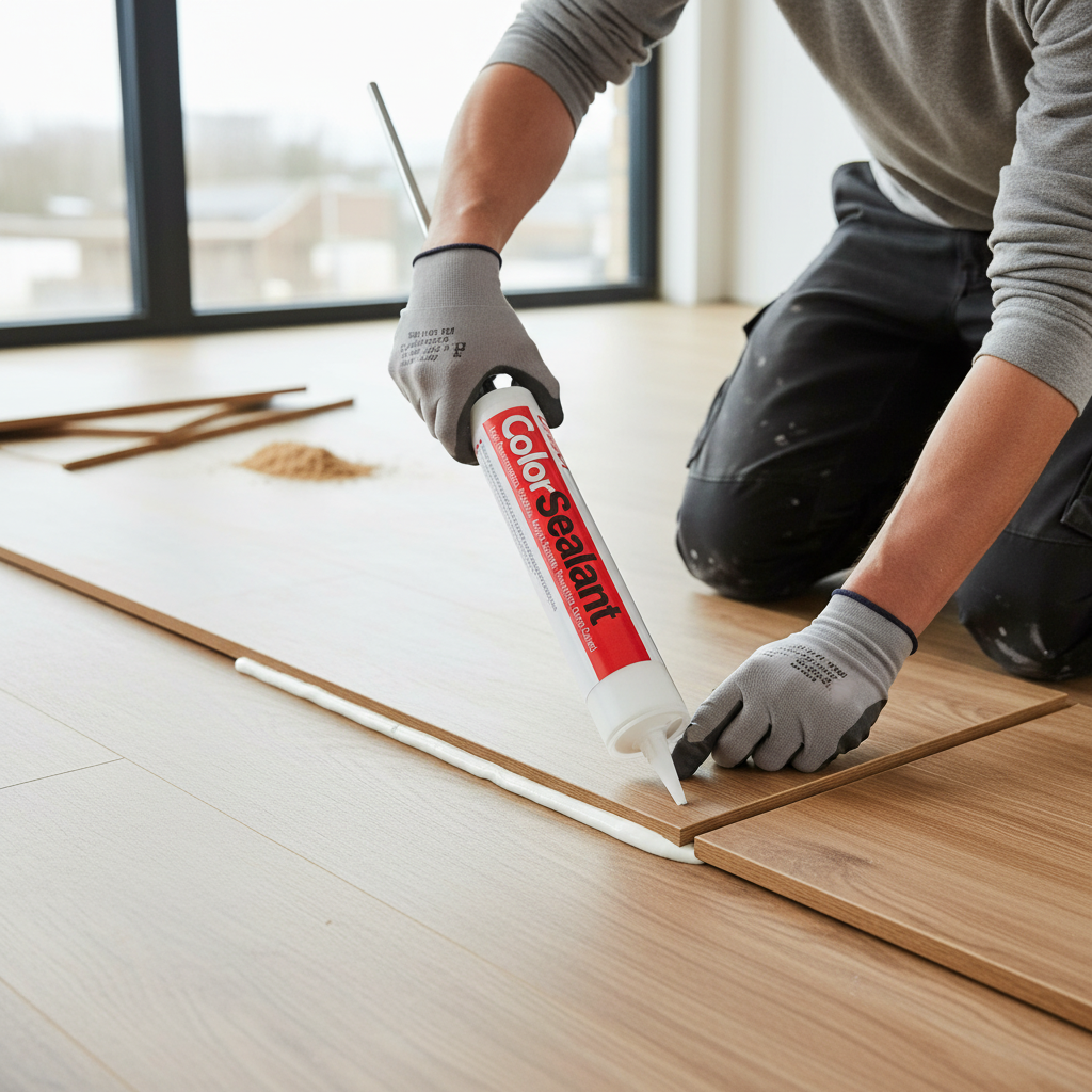 310ml Waterproof Acrylic Sealant for Laminate & Timber Fl...