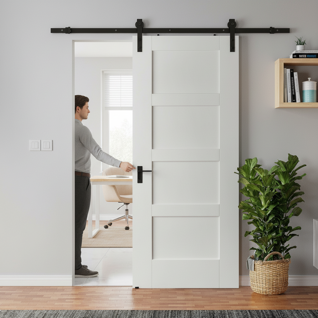 Internal Shaker 4 Panel Sliding Door