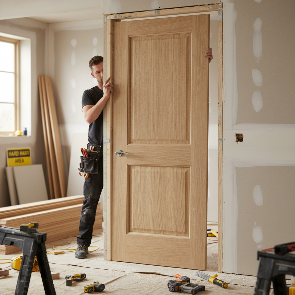 Internal Oak 2 Panel Door – Sophisticated Design