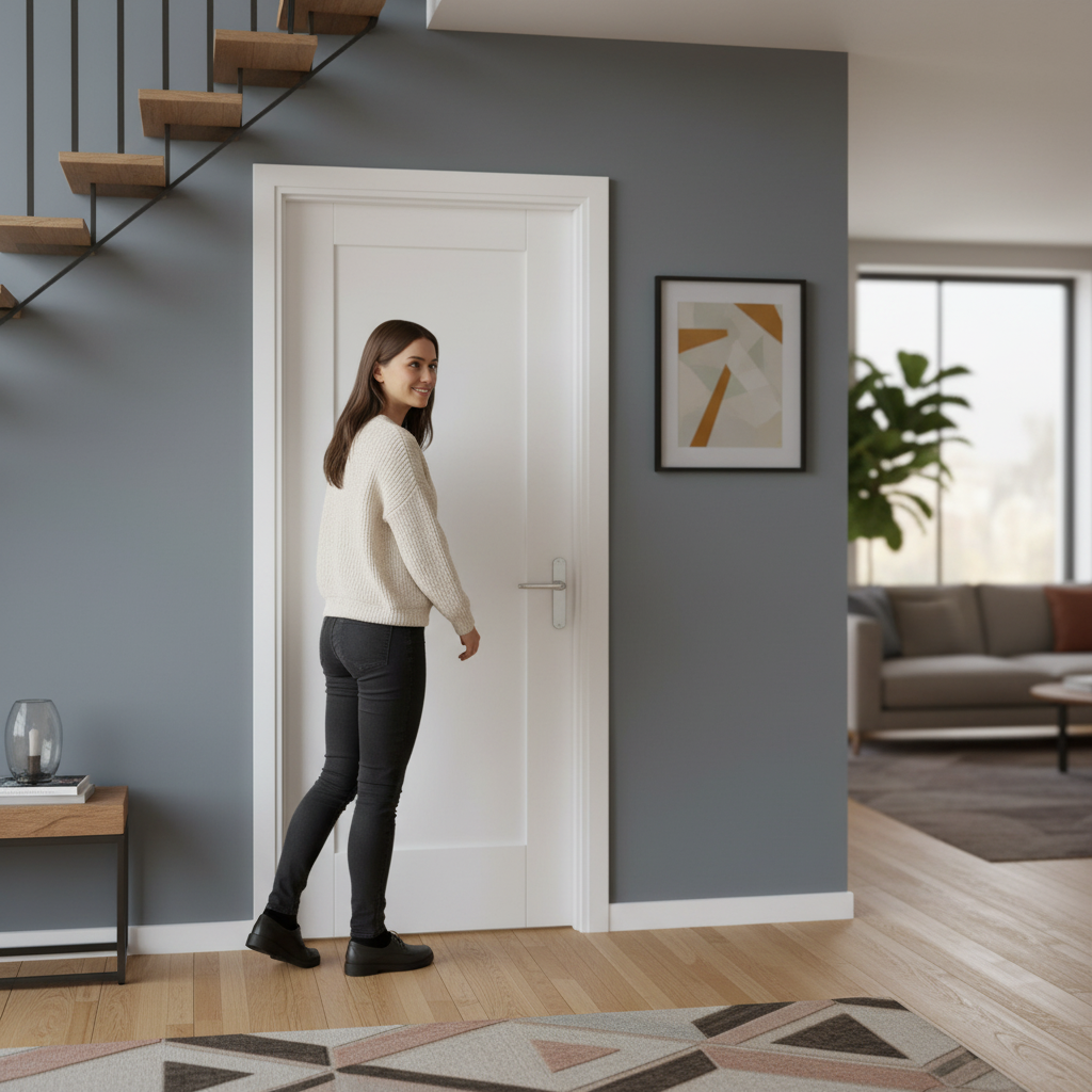 Internal White Pattern 10 Door - Solid Core, Primed