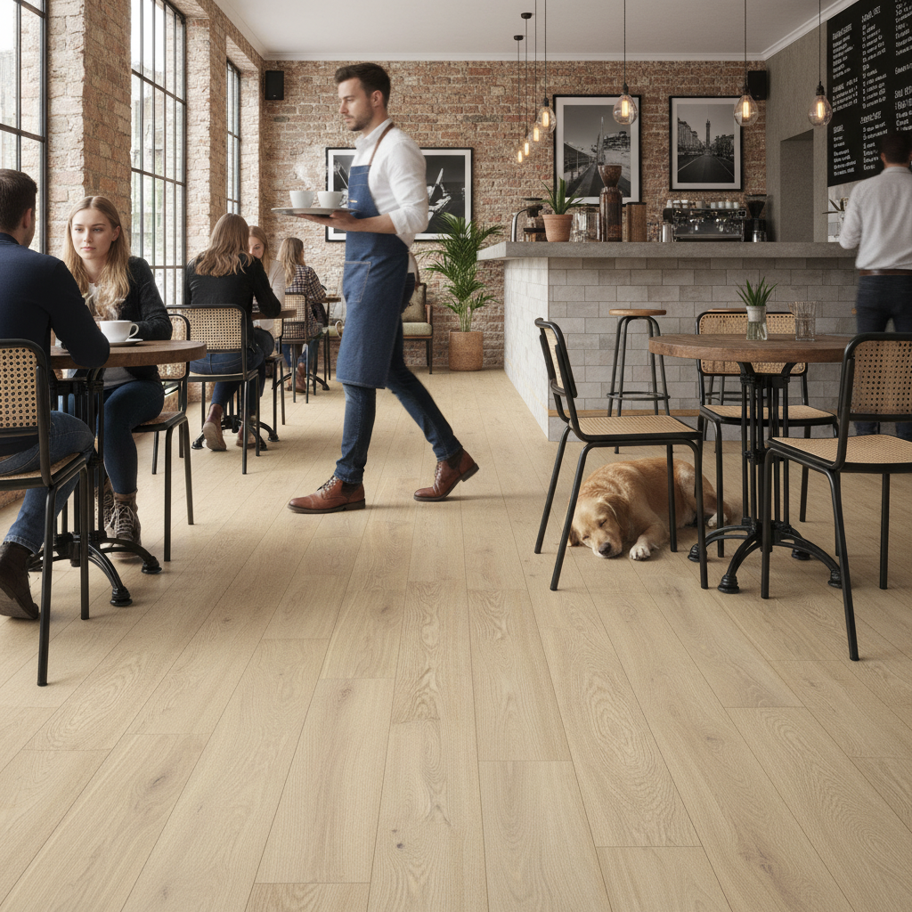 Handscraped Moisture Resistant Laminate Flooring - Ethere...