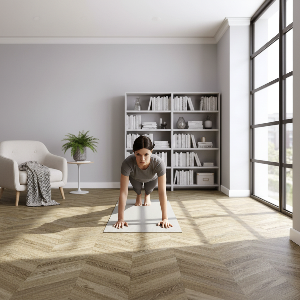 Premium Water-Resistant 8mm Matt Laminate Flooring with Ultra Matt Finish and Click System for Modern Homes