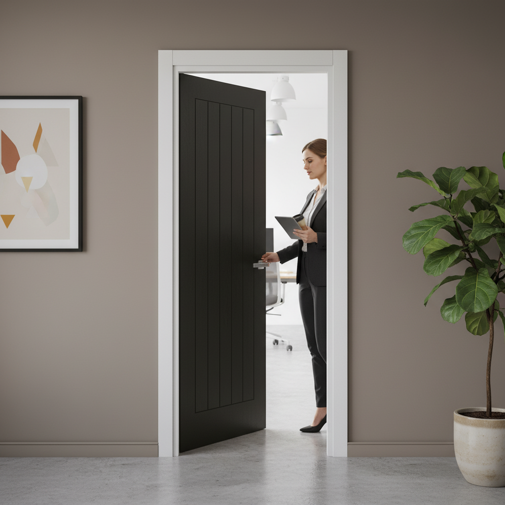 Premium Fully Finished Oak Made-to-Measure Door with Elegant Design and Custom Sizing Options for Modern Interiors