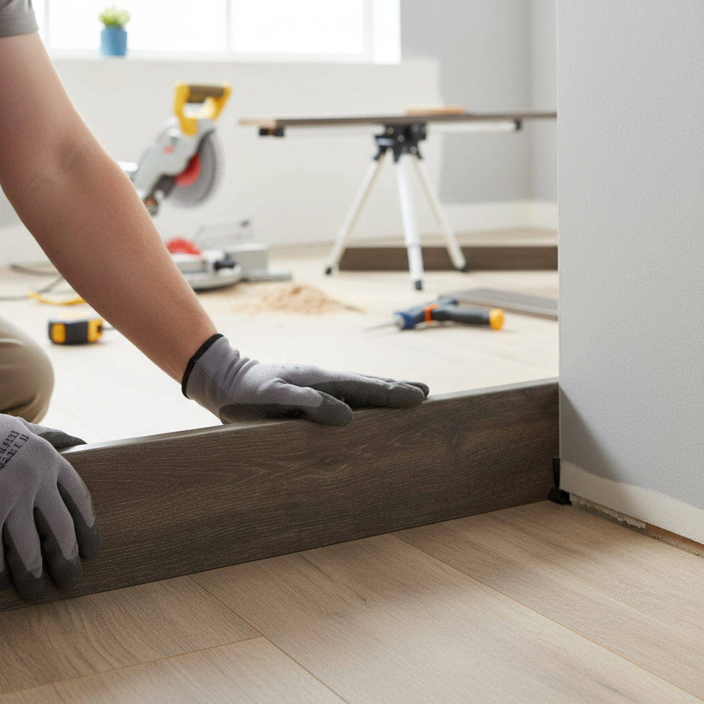 Premium High Gloss Skirting Board 2.4m - Luxurious MDF Core with Contemporary Finish