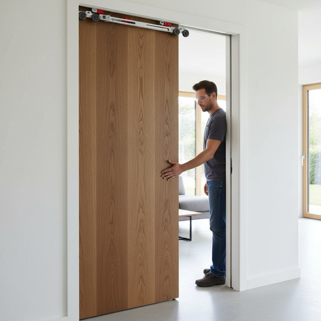 Premium Easy-Stop Soft Closing Kit for Pocket Doors with Silent Glide Motion and Structural Strength