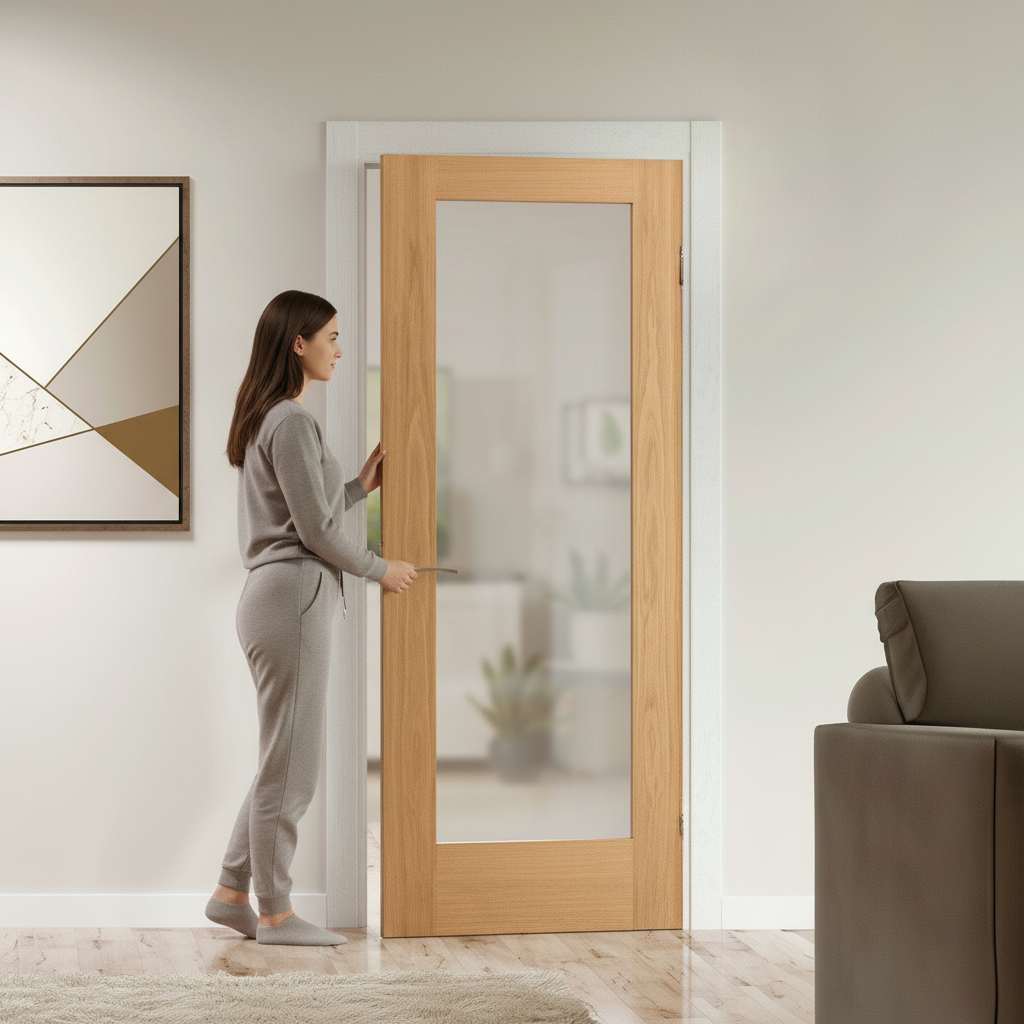 Unfinished Internal Shaker Door