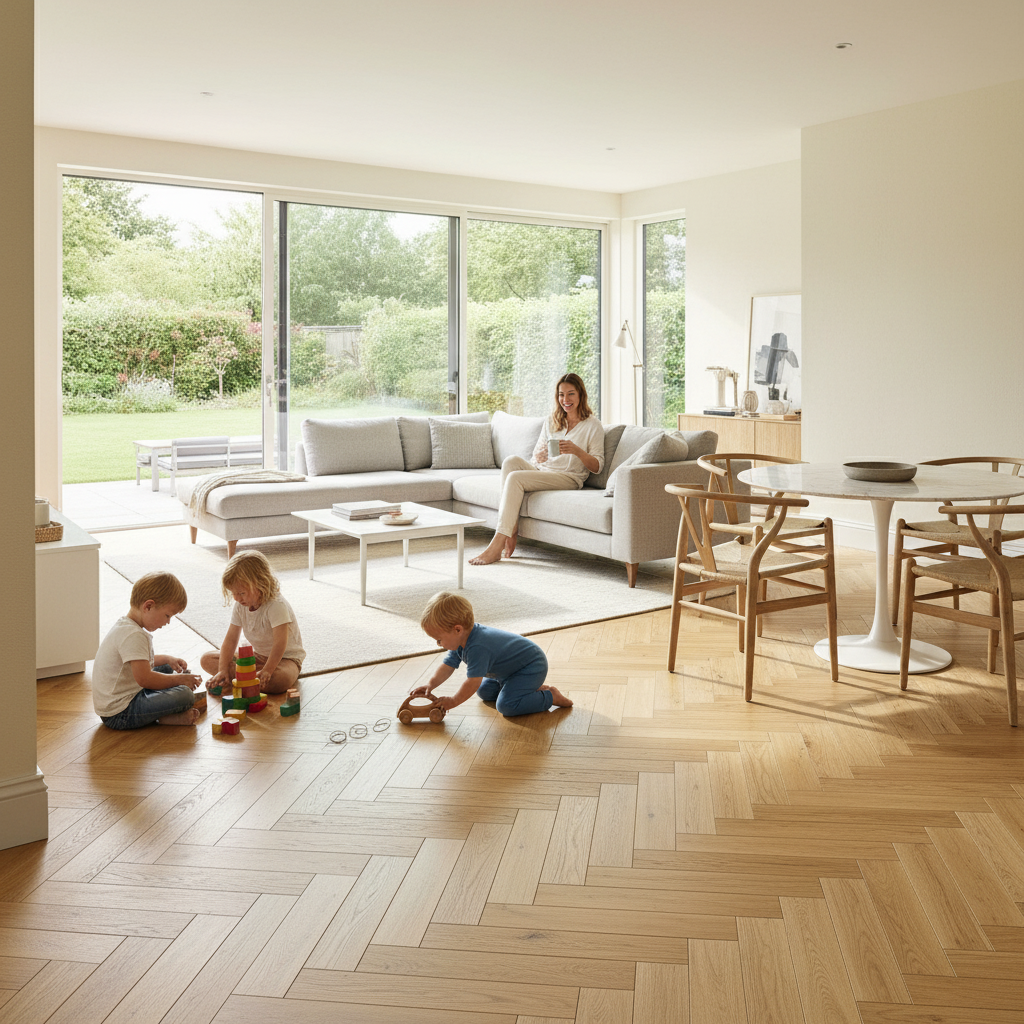 18mm Brushed and Oiled Solid Real Wood Flooring