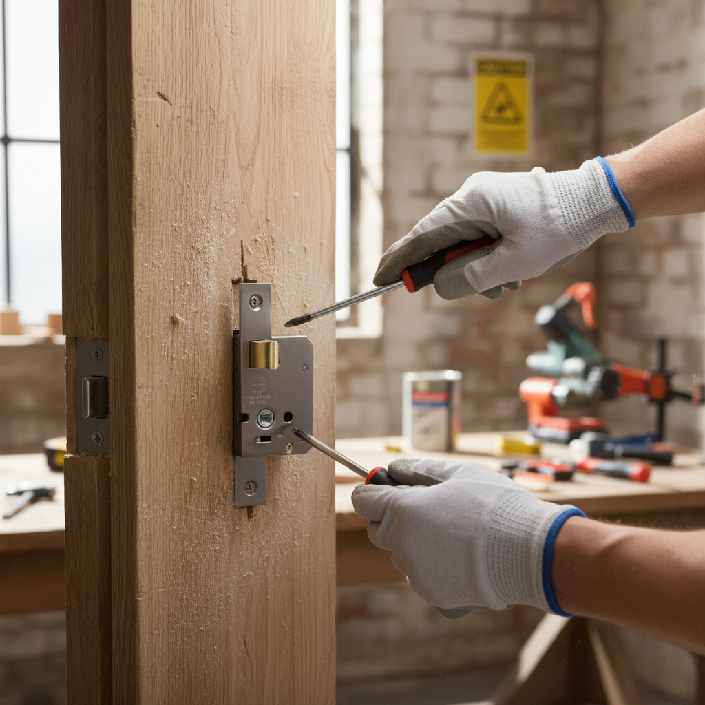 Professional 65mm 3 Lever Mortice Sash Lock - Polished St...