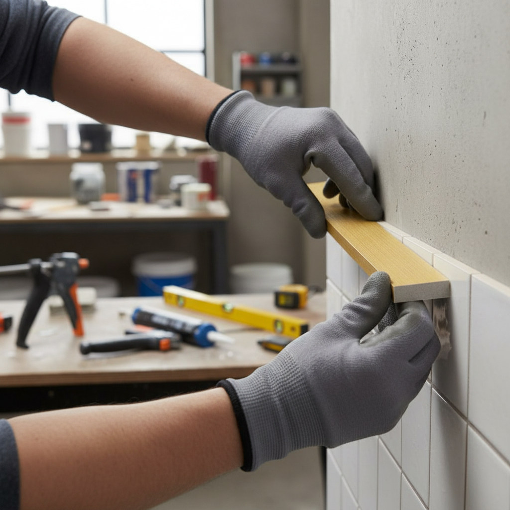 Water-Resistant Square Edge Moulding 2.4mm Thick for Room...