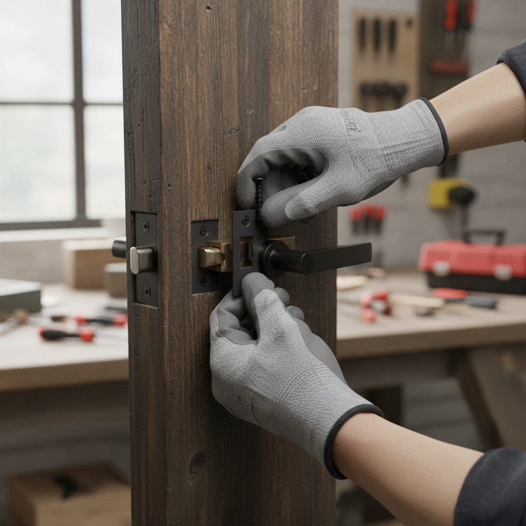 76mm (3'') Heavy Duty Bolt Through Tubular Latch
