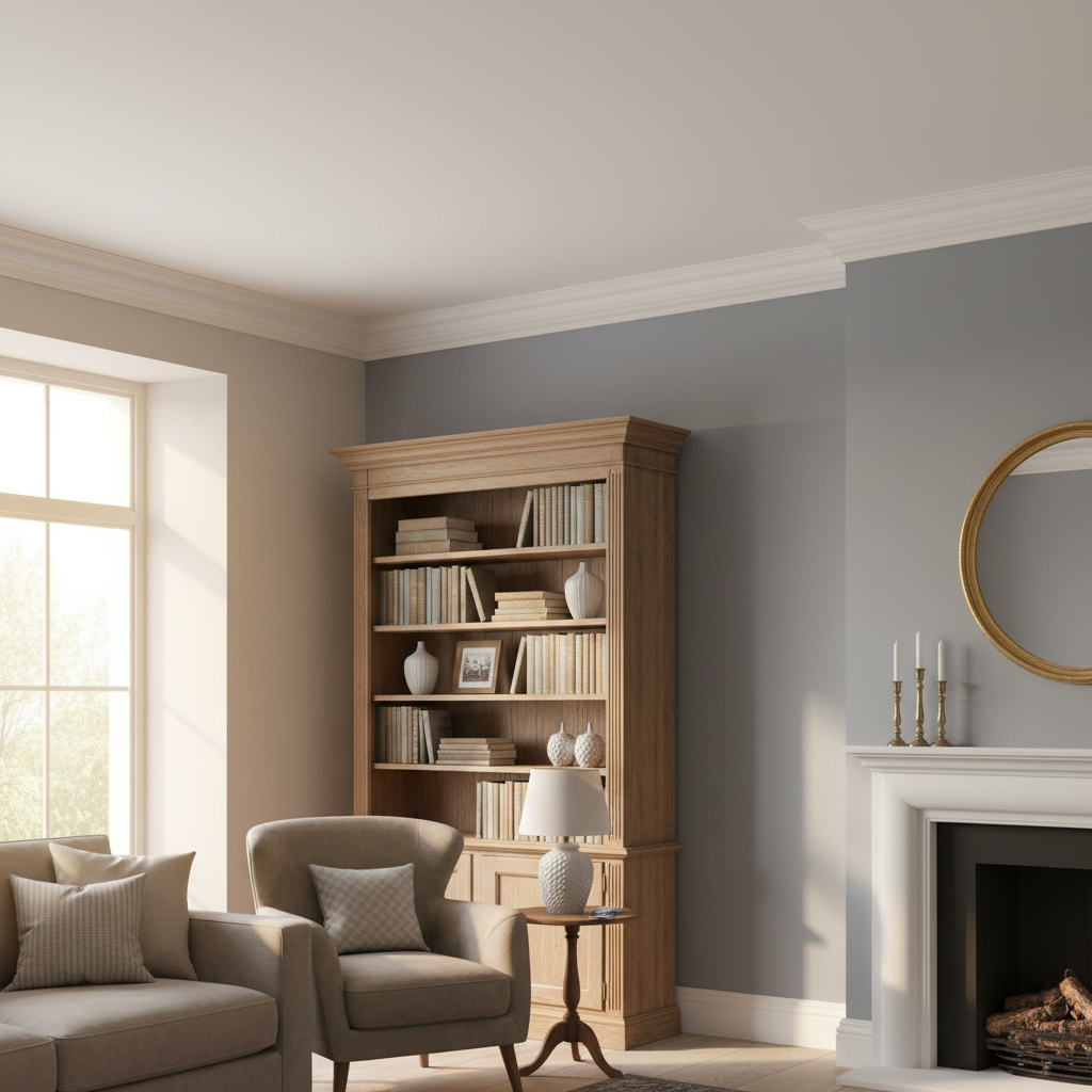 2.4m White Painted 12mm x 33mm for Flooring Protection