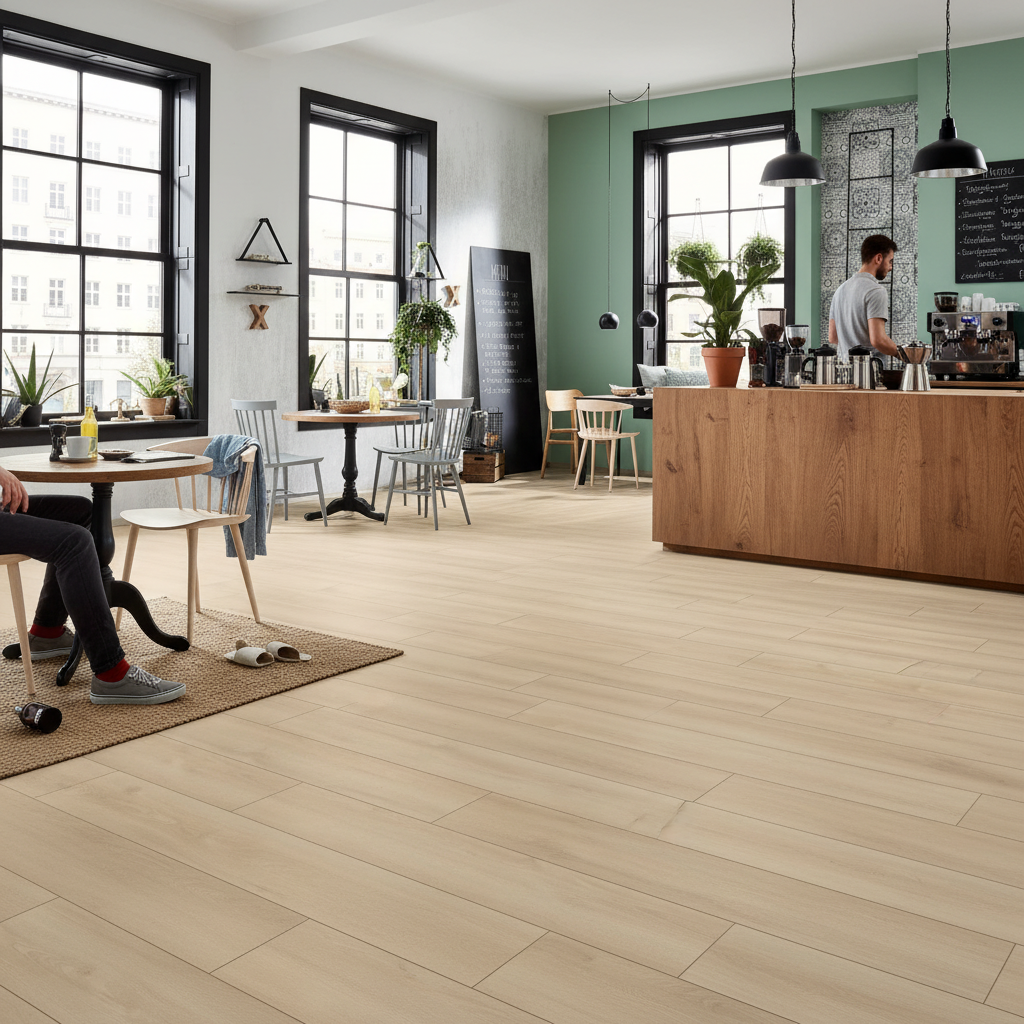 8mm Water-Resistant Oak Effect Laminate Flooring