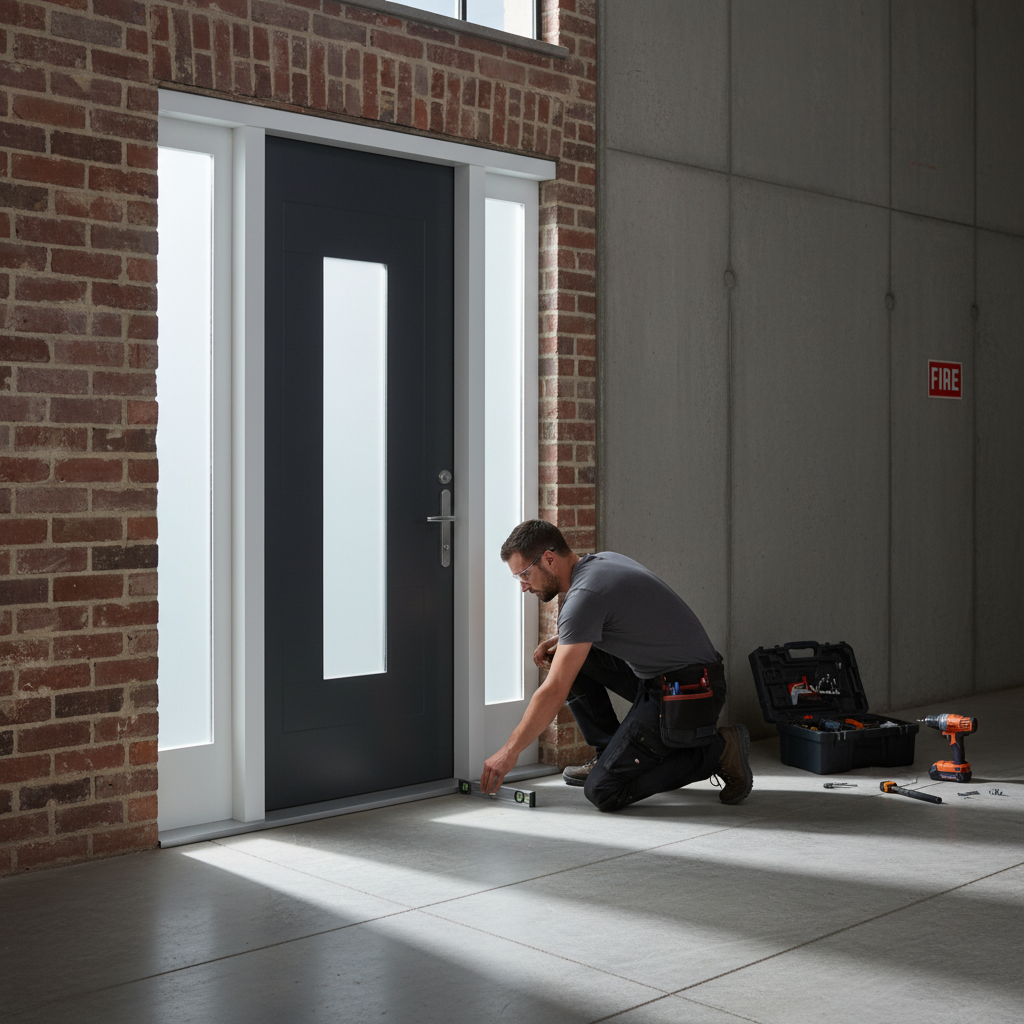 External White Painted Composite Obscure Glass Universal ...