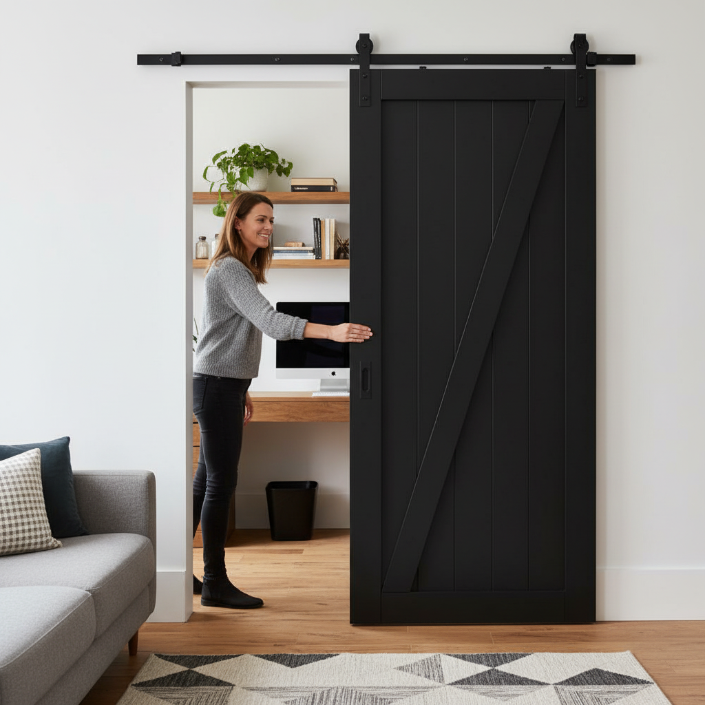 Internal Primed 1 Panel Brace Sliding Barn Door